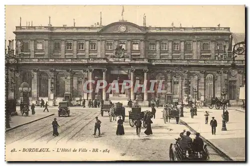 Bordeaux Cartes postales L'hotel de ville