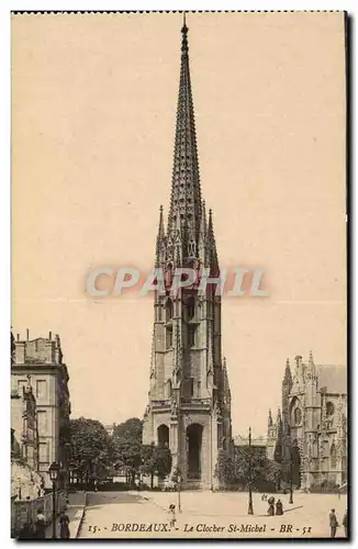 Bordeaux Cartes postales Le clocher St Michel