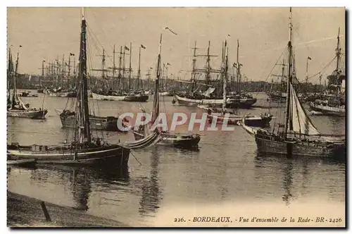 Bordeaux Cartes postales Vue d'ensemble de la rade