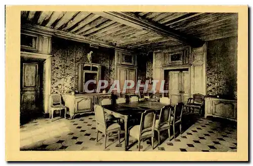 Talcy Cartes postales Le chateau Salle a manger Mobilier du 18eme