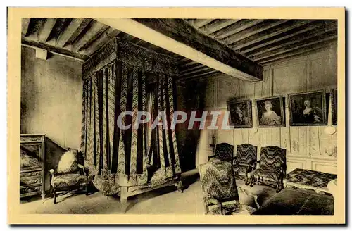 Talcy Cartes postales Le chateau Chambre dite de Charles IX