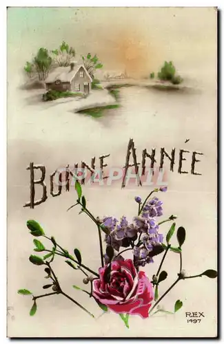 Cartes postales Fantaisie Bonne annee