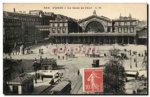 Paris Cartes postales Gare de l&#39Est