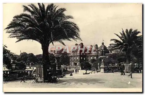 Paris Cartes postales Palais du Senat et Jardin du Luxembourg