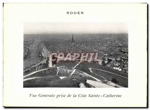 Rouen Cartes postales Vue generale prise de la cote Sainte CAtherine