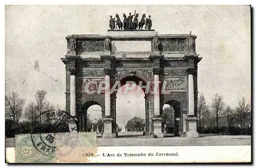 Paris Ansichtskarte AK Arc de triomphe du carrousel (Louvre)