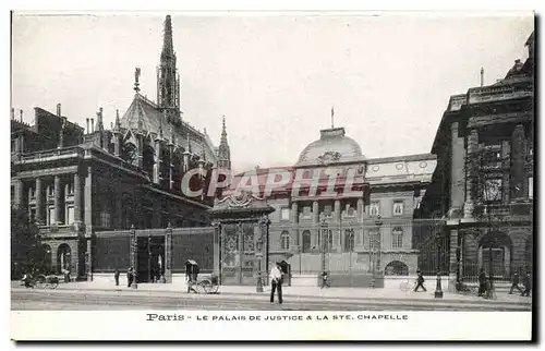 Paris Cartes postales Palais de justice et la Sainte Chapelle