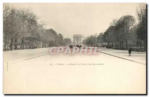 Paris Cartes postales Avenue du Bois de Boulogne