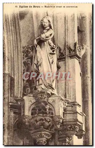 Bourg Cartes postales Eglise de Brou Madeleine avant sa conversion