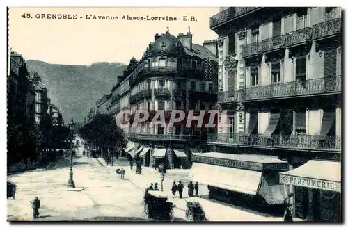 Grenoble Cartes postales L&#39avenue d&#39alsace Lorraine