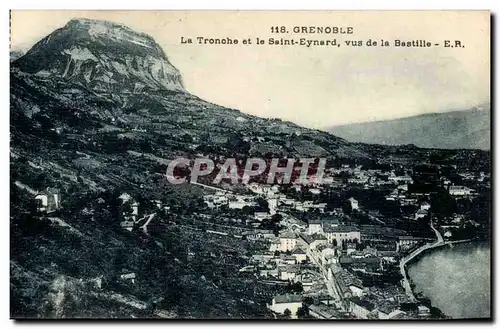 Grenoble Cartes postales La Tronche et le Saint Eynard Vus de la Bastille