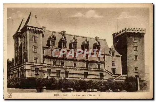 Pau Cartes postales Le chateau Henri IV