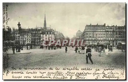 Paris Cartes postales Place St Michel