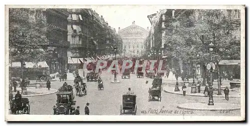 Paris Cartes postales Avenue de l&#39opera