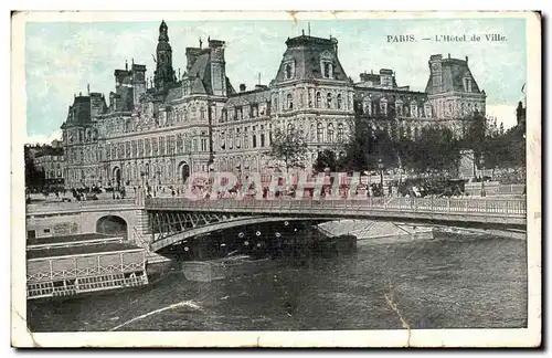 Paris Cartes postales Hotel de ville