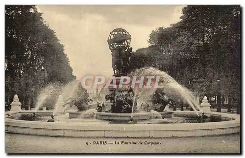 Paris Ansichtskarte AK La fontaine de Carpeaux