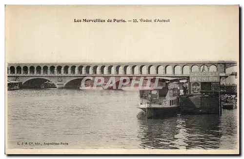 Paris Cartes postales Le viaduc d&#39Auteuil