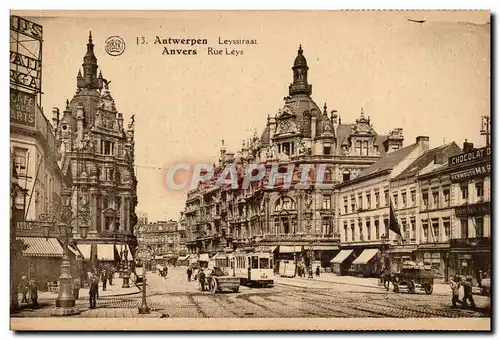 Belgique Belgie Anvers Cartes postales Rue Leys