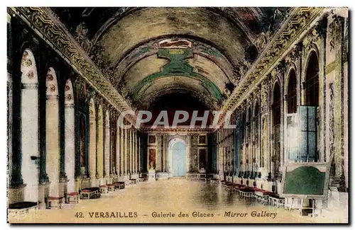 Versailles Ansichtskarte AK Le chateau Galerie des glaces