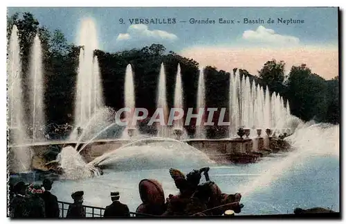 Versailles Ansichtskarte AK Le chateau Grandes eaux Bassin de Neptune