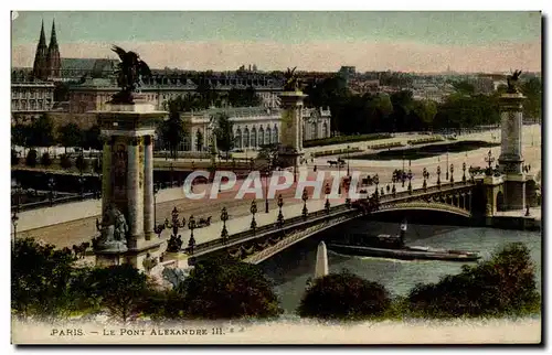 Paris Cartes postales Le pont Alexandre III