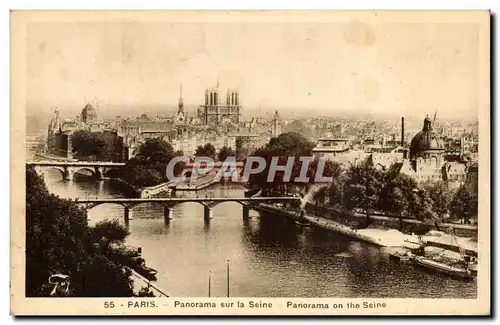 Paris Cartes postales Panorama sur la Seine