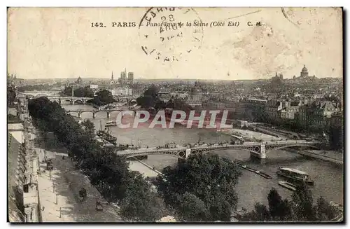 Paris Ansichtskarte AK Panorama de la Seine (cote Est) (Tour Eiffel)