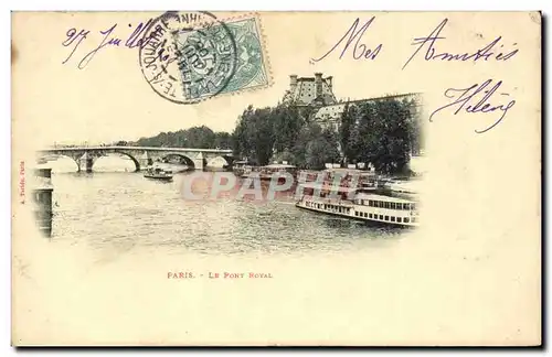 Paris Cartes postales Le pont royal