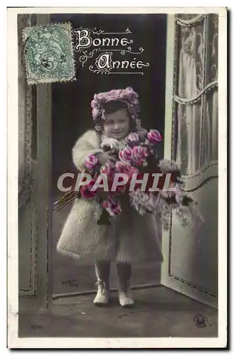 Cartes postales Fantaisie Enfant Bonne annee