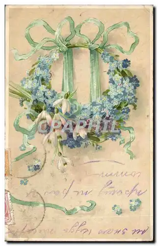 Cartes postales Fantaisie Fleurs