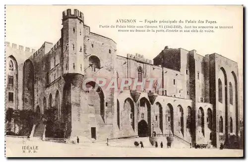 Avignon Ansichtskarte AK Facade principale du palais des Papes