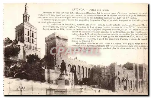 Avignon Cartes postales Palais des Papes