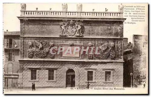 Avignon Cartes postales Ancien hotel des monnaies (coin)