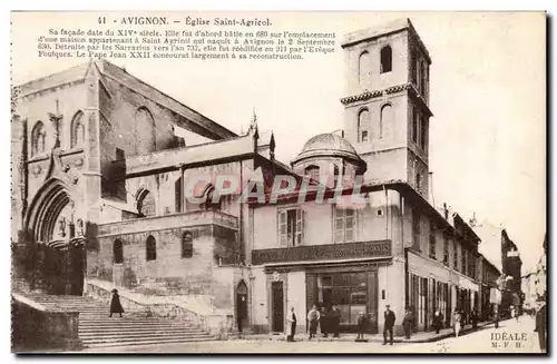 Avignon Cartes postales Eglise Saint Agricol