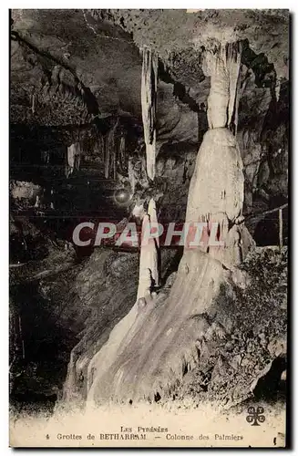 Grottes de Betharram Cartes postales Colonne des palmiers