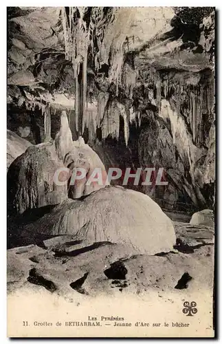 Grottes de Betharram Cartes postales Jeanne d&#39arc sur le bucher