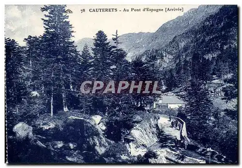 Cauterets Cartes postales Au pont d&#39Espagne (arrivee)