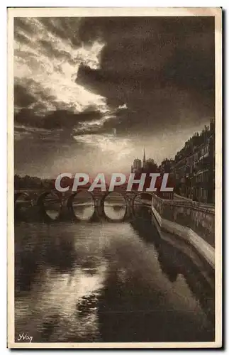 Paris Cartes postales La Seine au pont de Tournelle