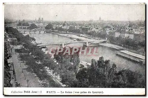 Paris Ansichtskarte AK La Seine (vue prise du Louvre)