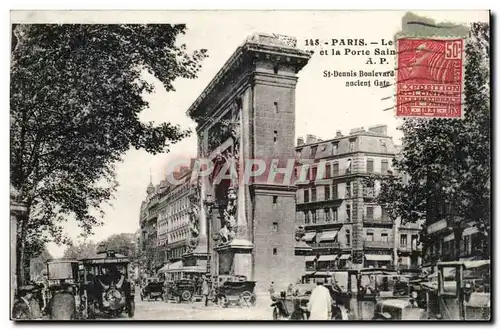 Paris Cartes postales Porte Saint Martin