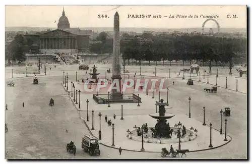 Paris Cartes postales Place de la Concorde