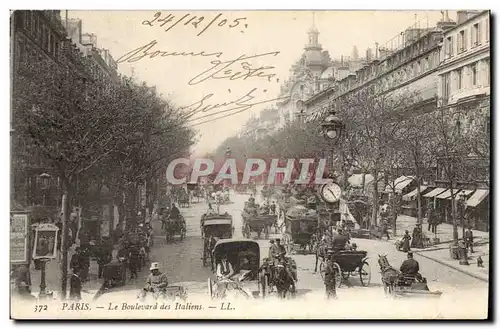 Paris Cartes postales Le boulevard des italiens