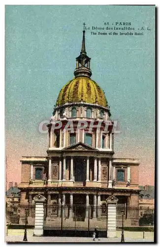 Paris Cartes postales Le Dome des Invalides