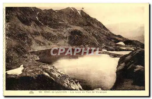 Cartes postales Environs de Luchon Les lacs du port de Venasque