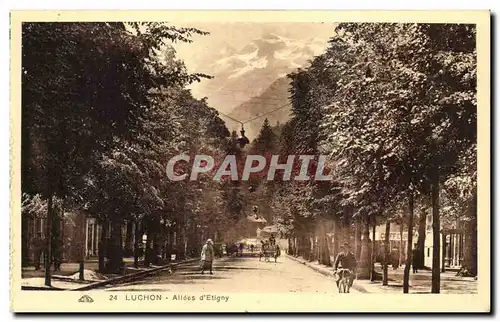 Cartes postales Luchon Allees d&#39Etigny