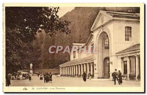 Cartes postales Luchon Les thermes