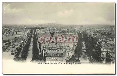 Paris Cartes postales Panorama Vue generale