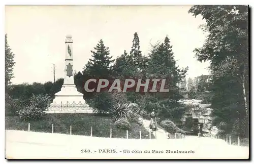 Paris Cartes postales Un coin du parc Montsouris