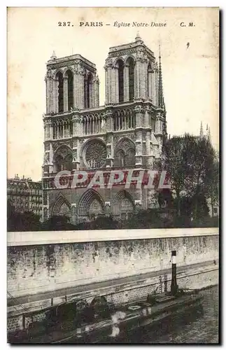 Paris Cartes postales Eglise Notre Dame