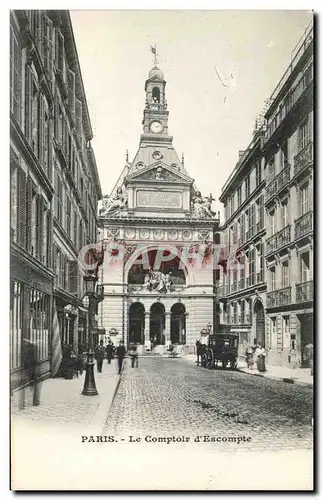 Paris Cartes postales Le comptoir d&#39Escompte